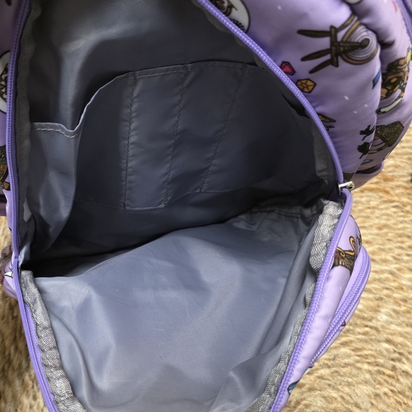 Purple Backpack with Disney Fantasyland Fairy Tale Print - Picture 4 of 5